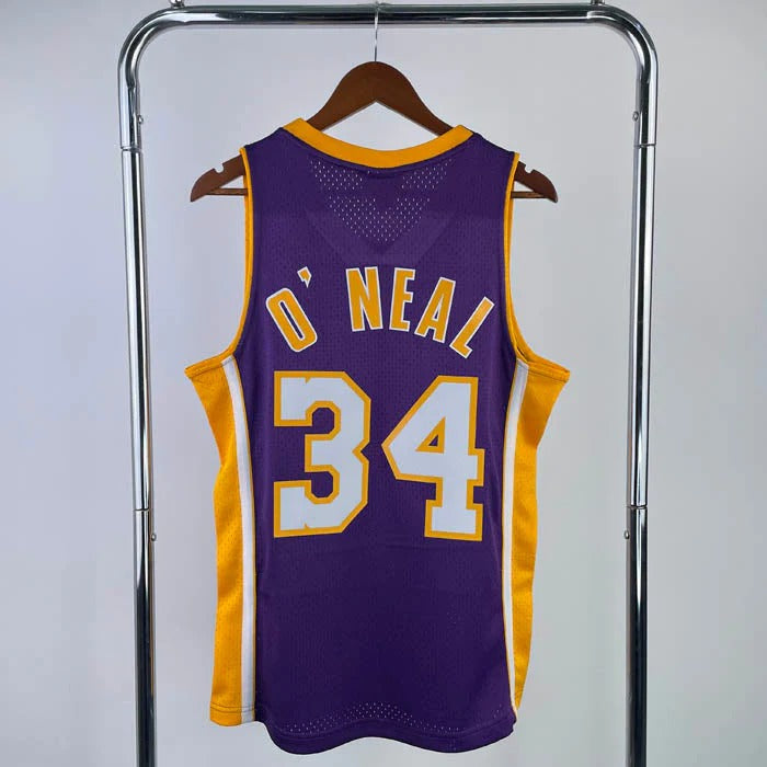 Lakers Retro Mitchell & Ness 99/00 Shaquille O'Neal Jersey – Purple