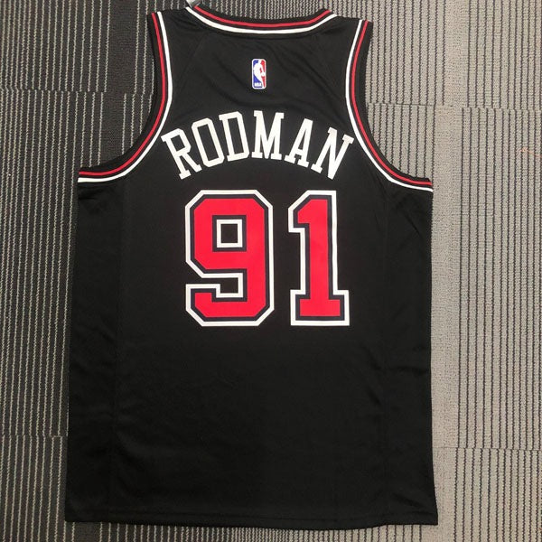 Chicago Bulls Dennis Rodman Jersey – Black