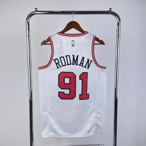 Chicago Bulls Association Edition 23/24 Dennis Rodman Jersey – White