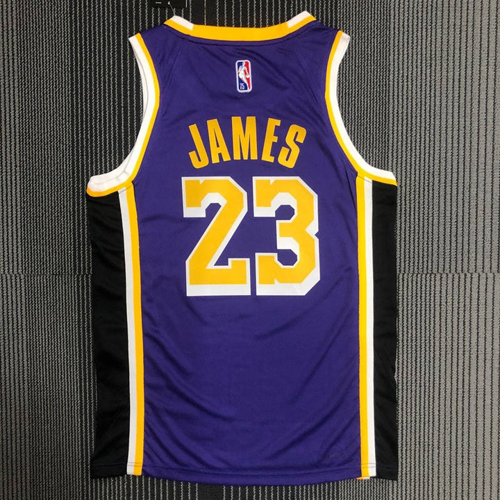Los Angeles Lakers 75th Diamond Edition 21/22 LeBron James #23 Jersey – Purple