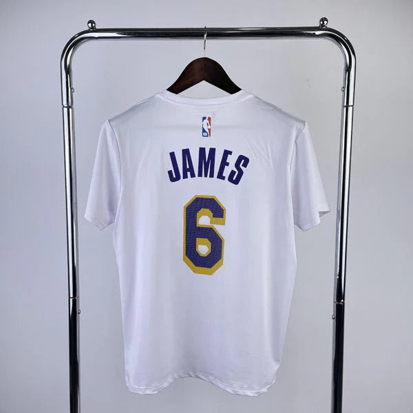 Los Angeles Lakers LeBron James DRI-FIT Shirt – White