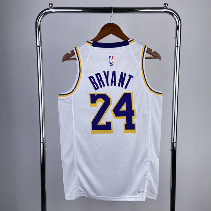 Lakers Association Edition Kobe Bryant #24 Jersey – White
