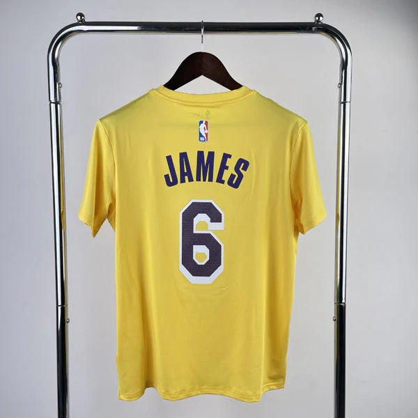 Los Angeles Lakers LeBron James DRI-FIT Shirt – Yellow