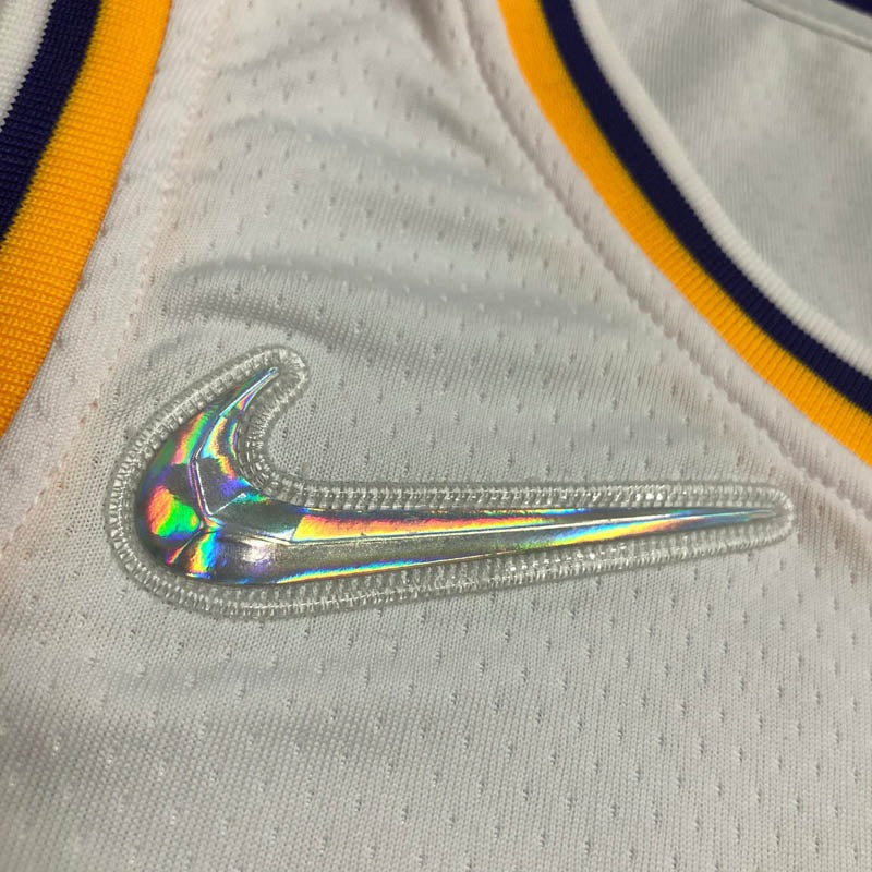 Los Angeles Lakers 75th Anniversary Kobe Bryant #8 White Jersey