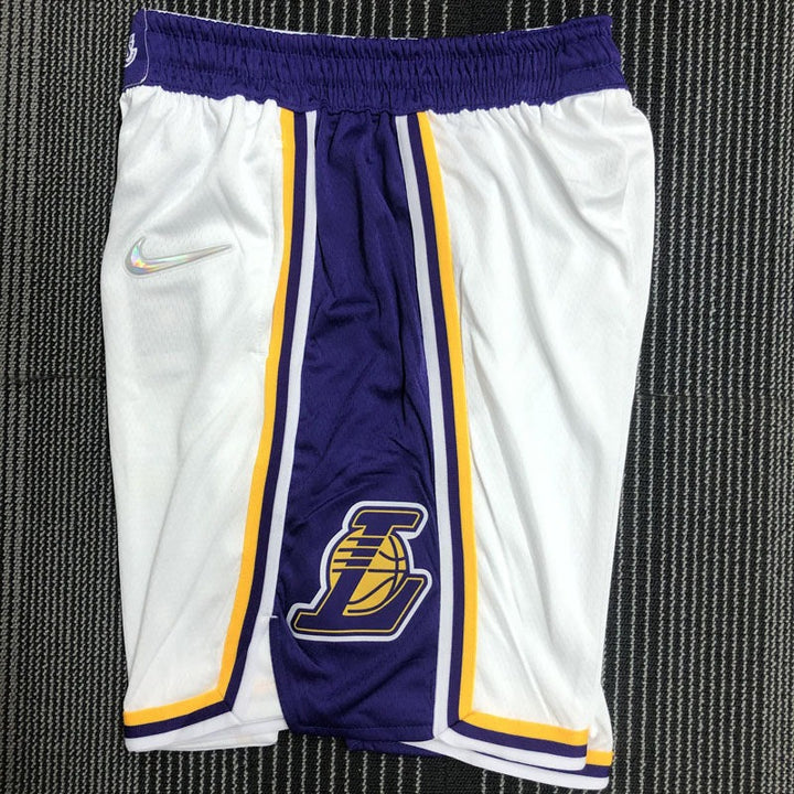 Los Angeles Lakers Association 75th Anniversary Edition Shorts 21/22 – White