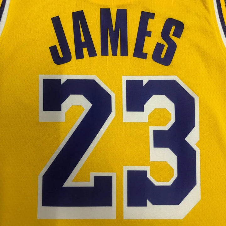 Los Angeles Lakers 75th Diamond Edition 21/22 LeBron James #23 Jersey – Yellow
