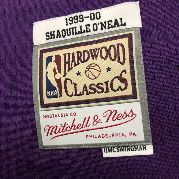 Lakers Retro Mitchell & Ness 99/00 Shaquille O'Neal Jersey – Purple