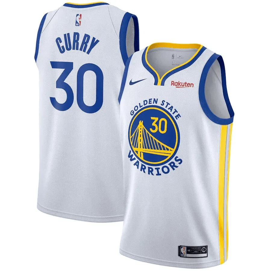 Golden State Warriors 75th Anniversary Edition Jersey – Stephen Curry White