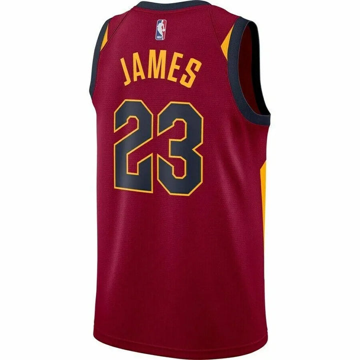Cleveland Cavaliers Icon Edition 2017 LeBron James Jersey – Wine