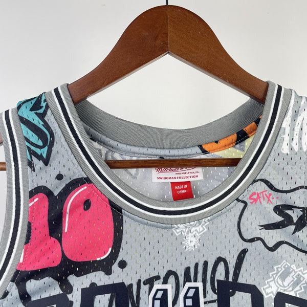 San Antonio Spurs Retro Jersey – Mitchell & Ness Tony Parker Special Edition