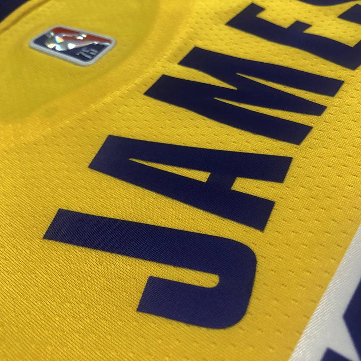 Los Angeles Lakers 75th Diamond Edition 21/22 LeBron James #23 Jersey – Yellow