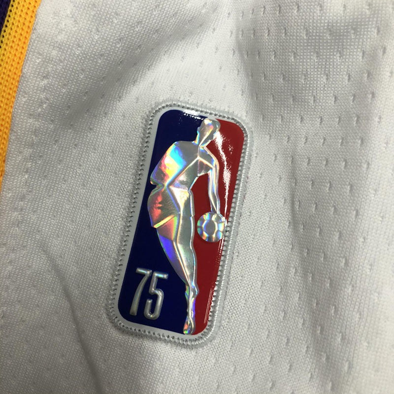 Los Angeles Lakers Association 75th Anniversary Edition Shorts 21/22 – White