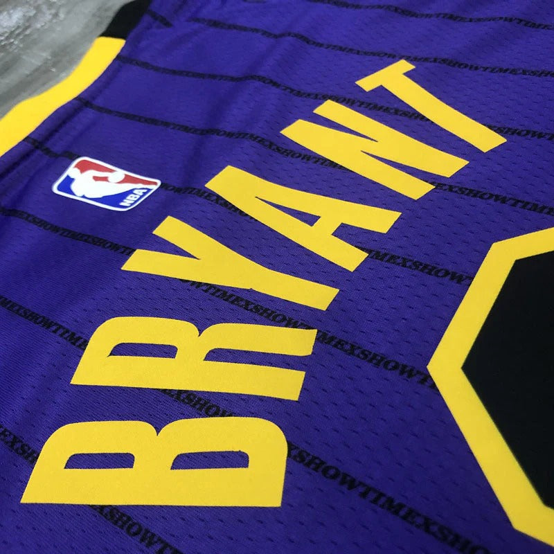Lakers City Edition 18/19 Kobe Bryant #8 Jersey – Purple