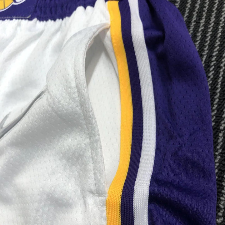 Los Angeles Lakers Association 75th Anniversary Edition Shorts 21/22 – White