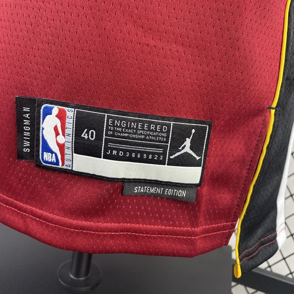 Miami Heat Statement Edition LeBron James Jersey – Red