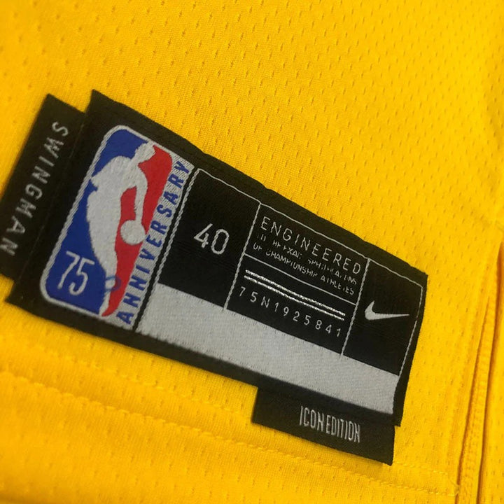 Los Angeles Lakers 75th Diamond Edition 21/22 LeBron James #23 Jersey – Yellow