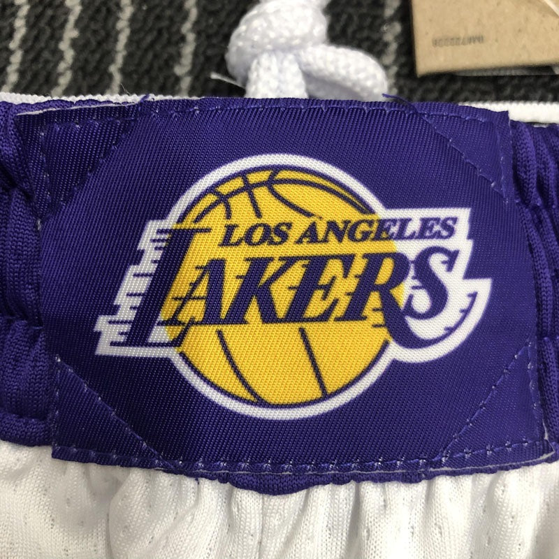 Los Angeles Lakers Association 75th Anniversary Edition Shorts 21/22 – White