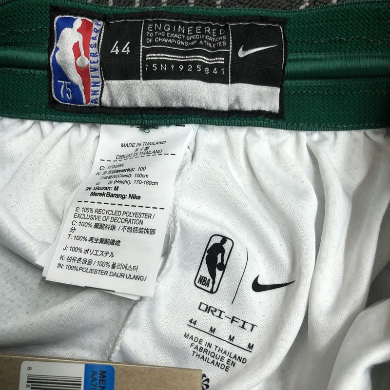 Boston Celtics Association Edition 75th Anniversary Shorts – White